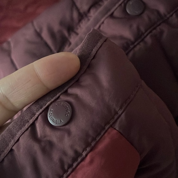 Columbia Powder Lite Omni-heat Insulated Anorak Malbec Thermal Jacket Sz M NWOT - Picture 4 of 16